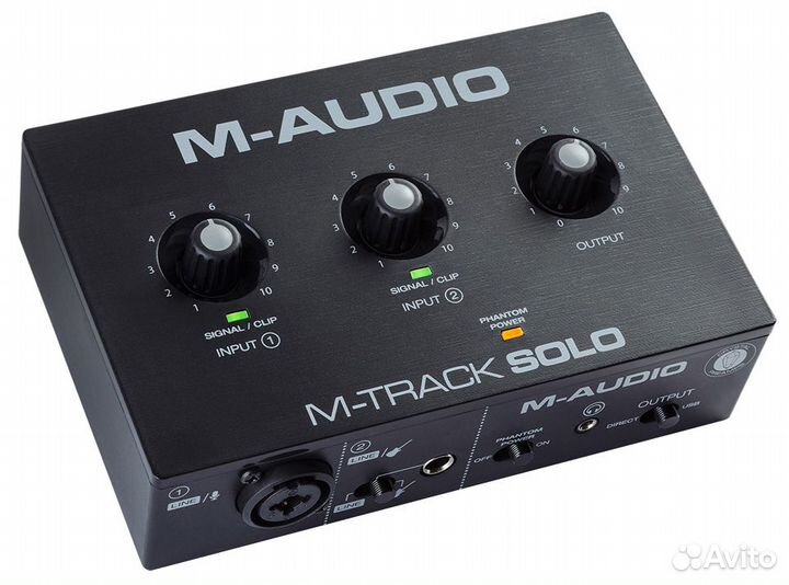 USB аудиоинтерфейс M-Audio M-Track Solo