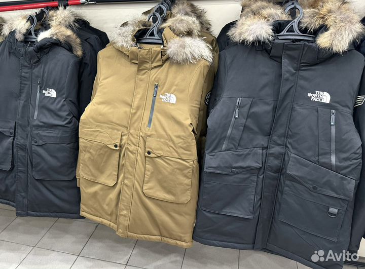 Зимние куртки TNF, Carhartt, Kappa, Jordan