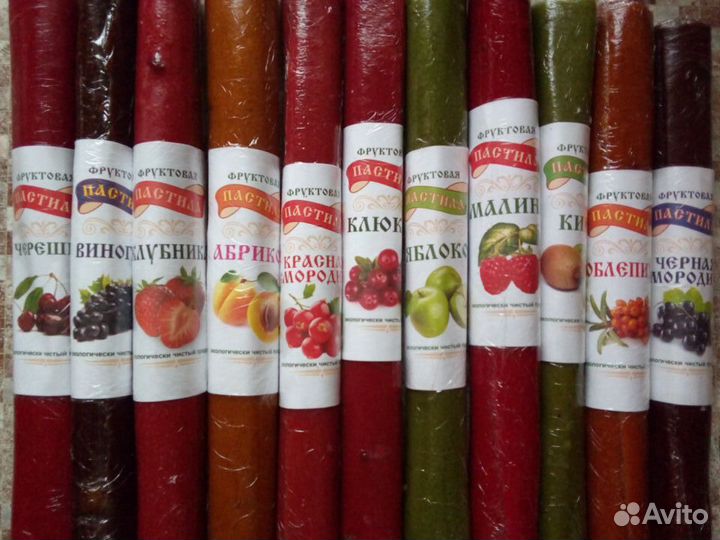 Пастила фруктовая, рулет