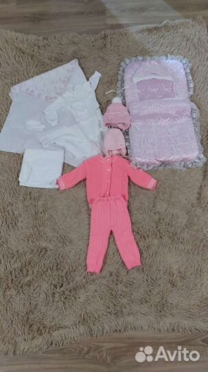 Конверт на выписку для девочки зима