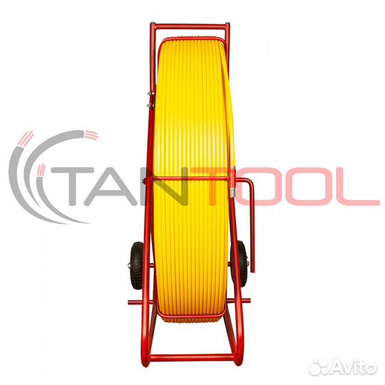 Протяжка для кабеля на тележке узк