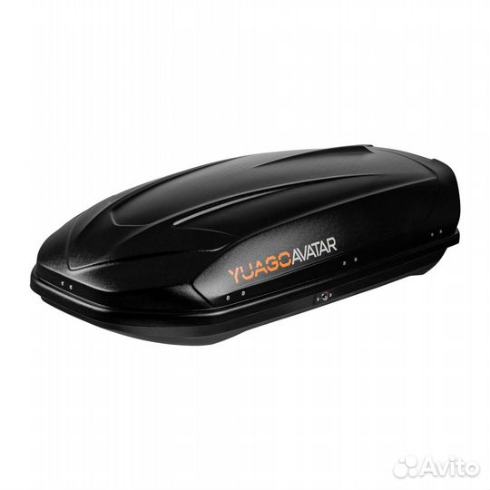 Автобокс yuago Avatar (460л) Черный (тиснение)