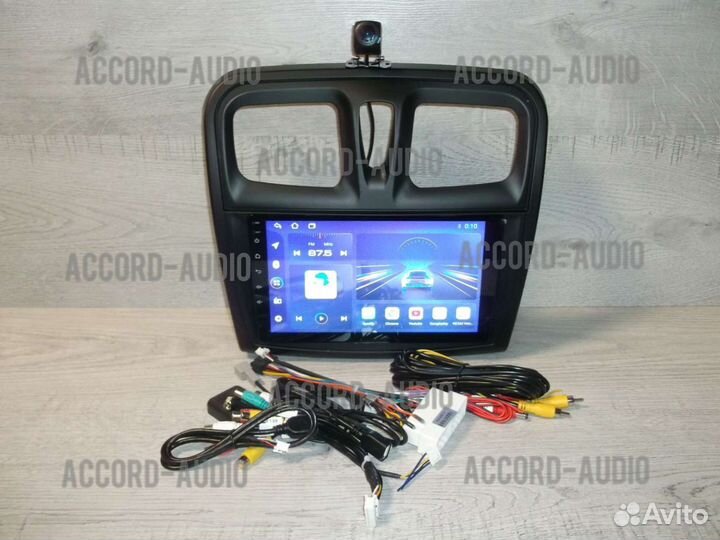 Магнитола 2DIN Renault Sandero Android с камерой