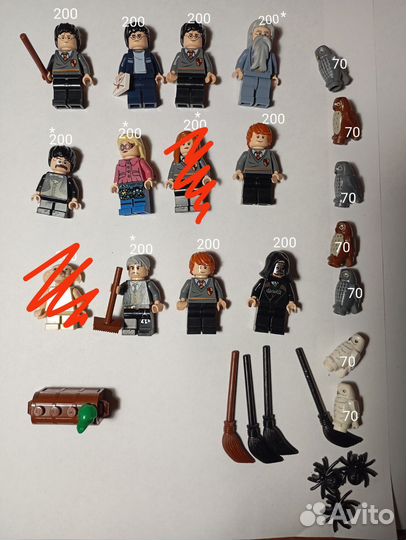 Lego harry potter минифигурки