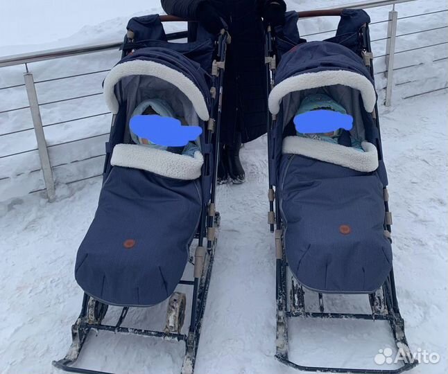 Санки коляска ника 7 8