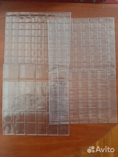 Альбомы листы для монет и бумажных денег