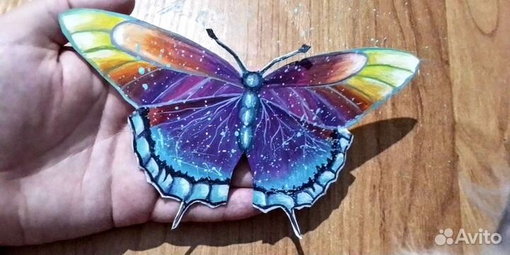 Бабочка из бумаги