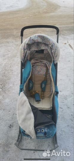 Детские санки коляска бу