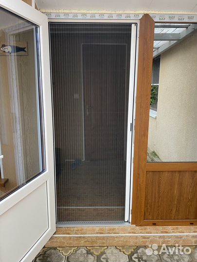 Москитная сетка плиссе гармошка