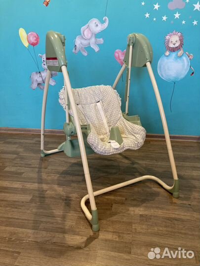 Детский стульчик для кормления, качели