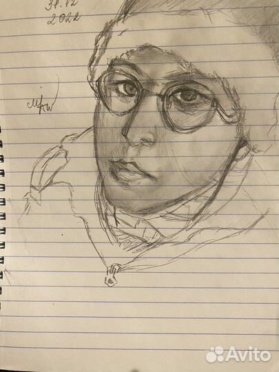 Портрет по фото карандашом