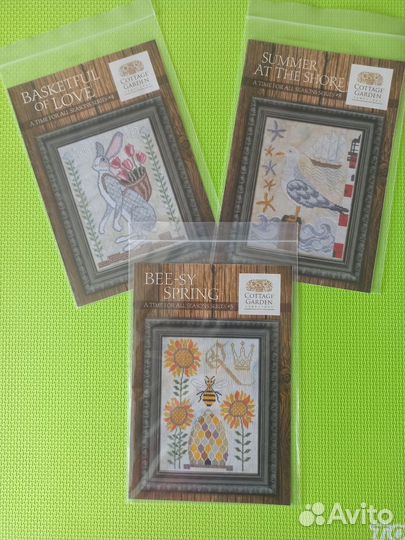 Схемы для вышивки Cottage Garden Samplings