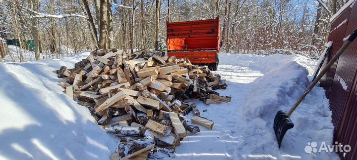 Дрова березовые колотые