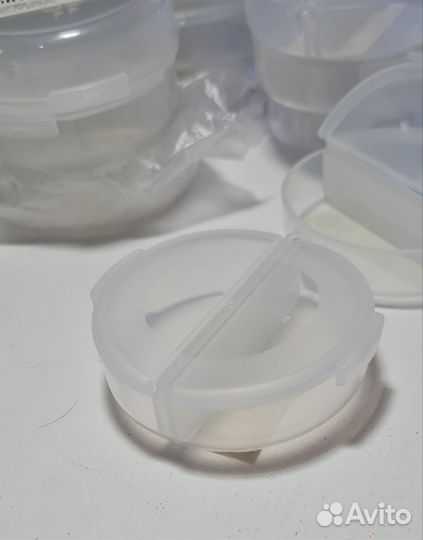 Контейнер круглый для мелочей пластик