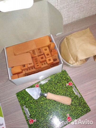 Конструктор из настоящих кирпичиков