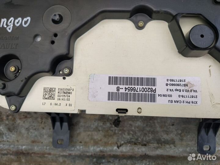 Панель приборов Renault Kangoo Express