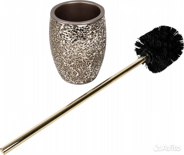 Ёршик для унитаза Deco цвет золотой
