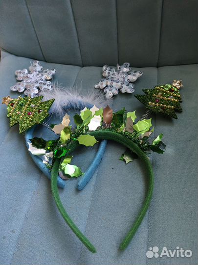 Ободок новогодний