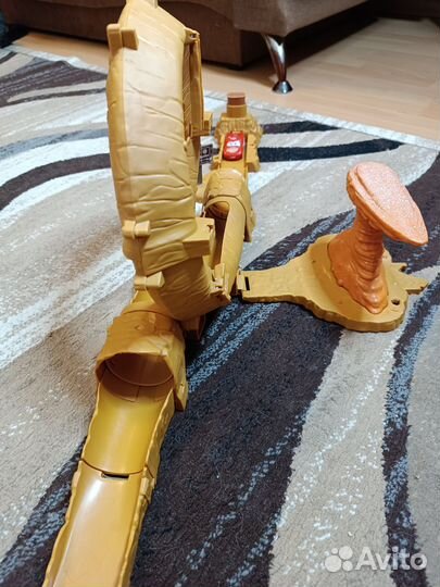 Трасса Тачки Скала вилли mattel