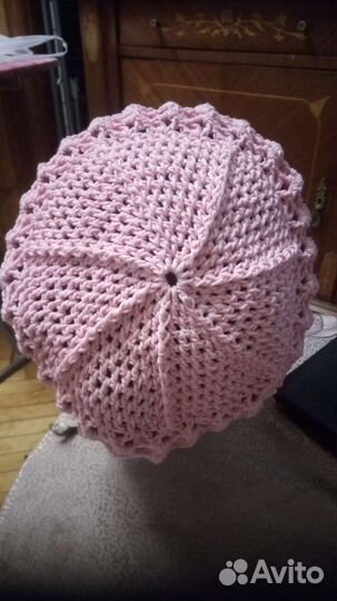 Берет женский вязаный