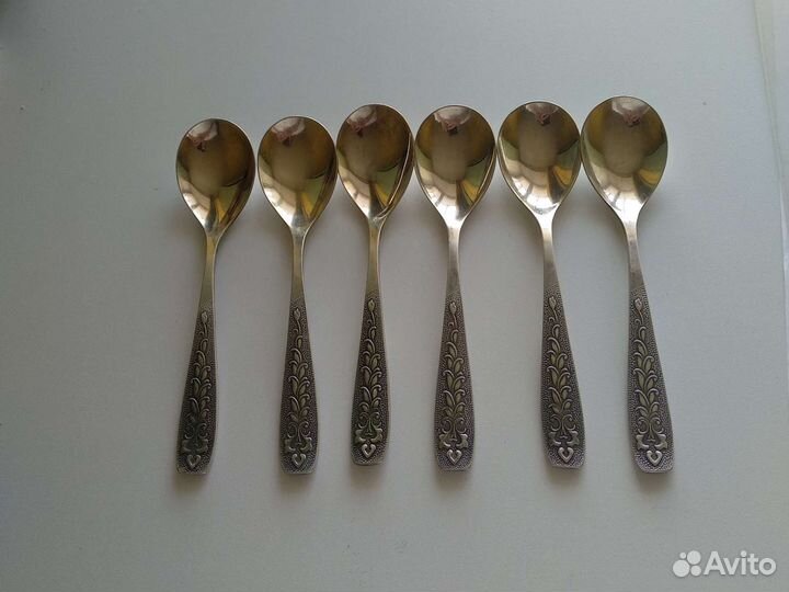 Десертные мельхиоровые ложки СССР