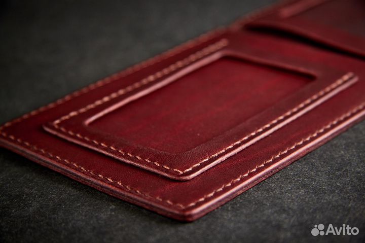 Кожаная обложка для автодокументов