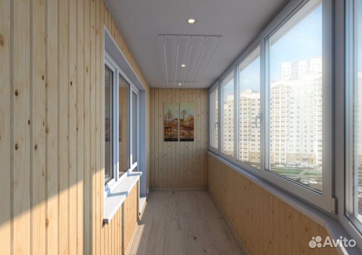 Отделка балконов и лоджий