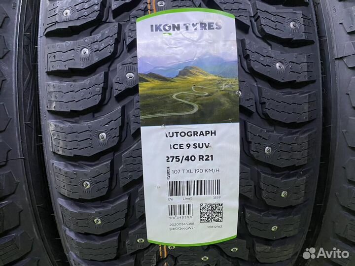 Ikon Tyres Autograph Ice 9 SUV 275/40 R21 и 315/35 R21 107T