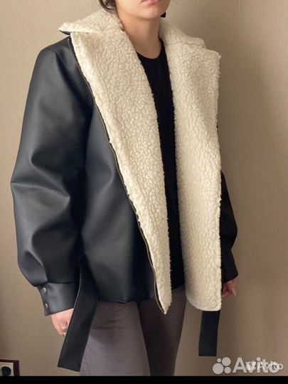 Куртка пилот с натуральной овчиной Moscow 69