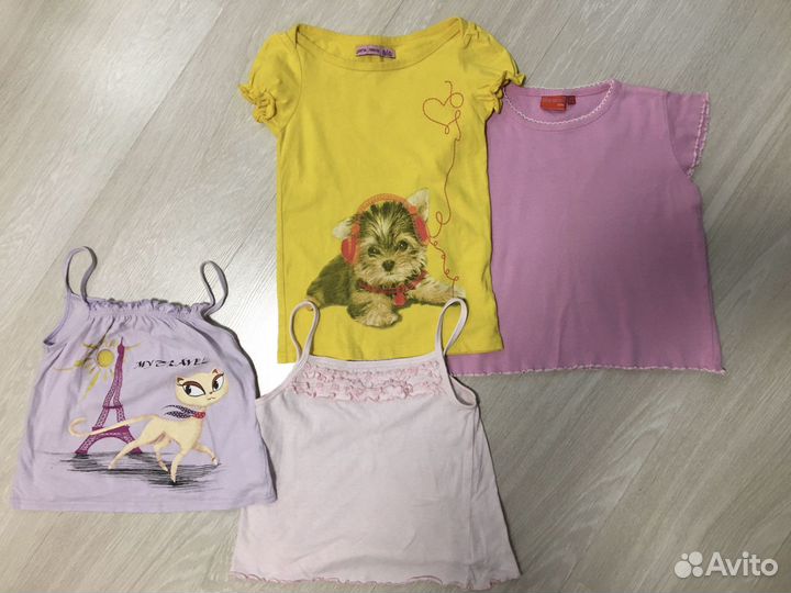 Вещи пакетом на девочку рост 116