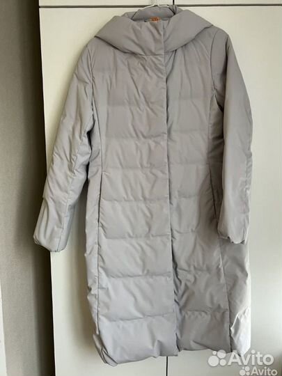 Uniqlo пуховик XS серый