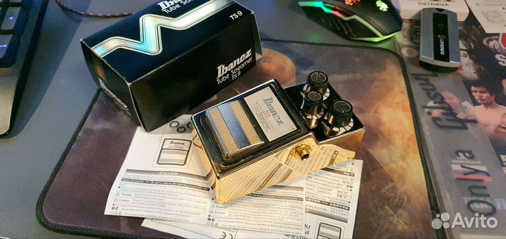 Гитарная педаль Ibanez TS 9 gold limited edition