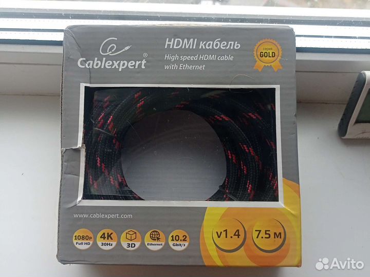 Кабель Cablexpert hdmi 7,5 m