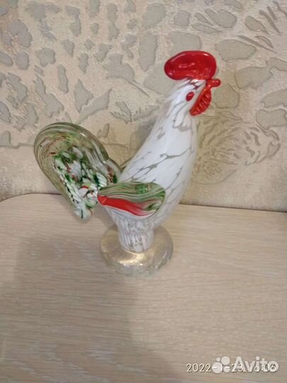 Коллекционные фигурки из хрусталя Петушок