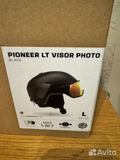 Шлем salomon pioneer LT visor photo