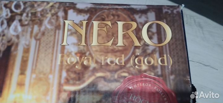 Столовый набор Da Vinci nero (Royal Red/Gold)