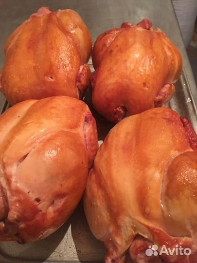 Мясо домашнего бройлера. Копченые куры