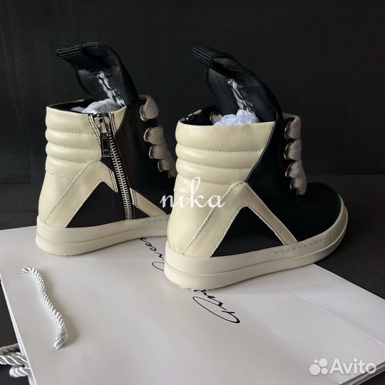 Rick Owens geobasket на руках