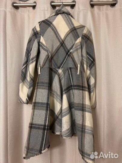 Пальто женское в клетку