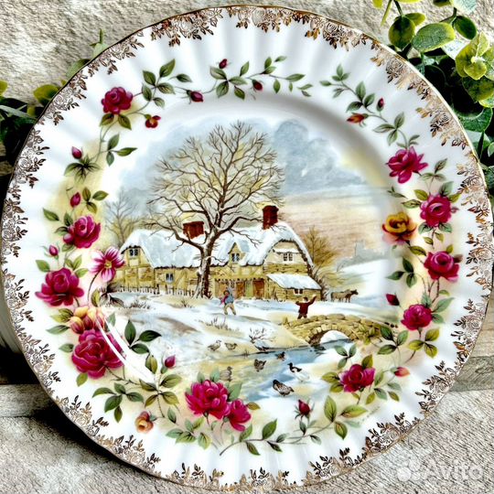 Royal Albert Old Country Roses 4 Сезона Набор