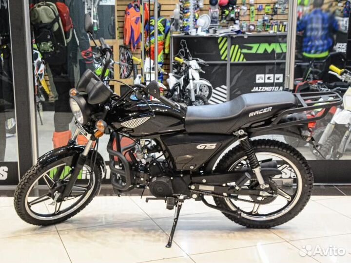 Мопед racer/рейсер RC50 alpha + цпг 125 см3 черный