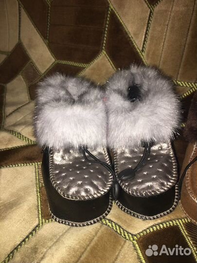 Пинетки меховые