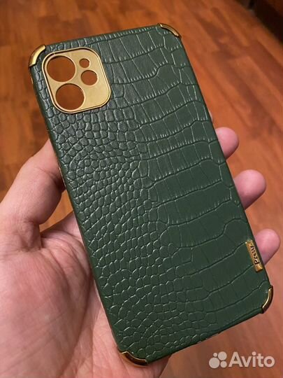 Чехол для iPhone Кожаный чехол с крокодиловой текс
