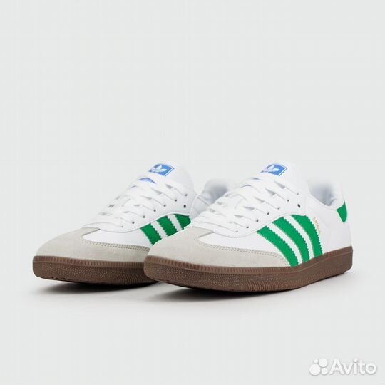 Кроссовки Adidas Samba OG White Green