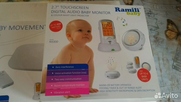 Ramili Радионяня ra300sp с двумя мониторами дыхани