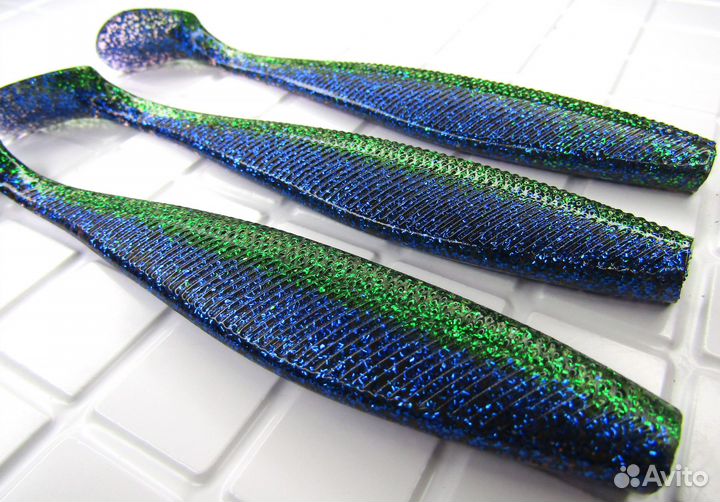 Силиконовая реплика FoxPro Shad Firetails 14см