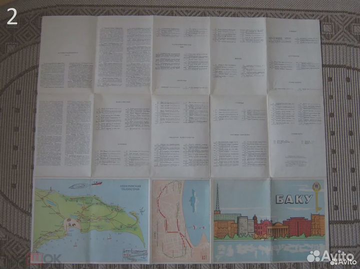Баку Справочники Путеводители 1941 - 1988 гг