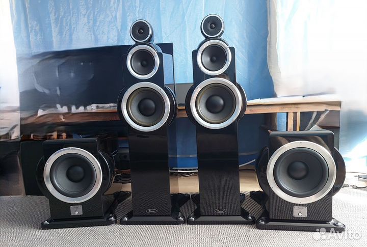 Vincent пара колонок, пара сабвуферов и центр