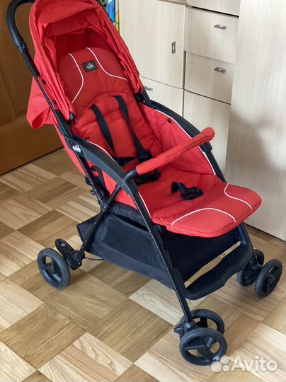 Коляска Cam curvi красная