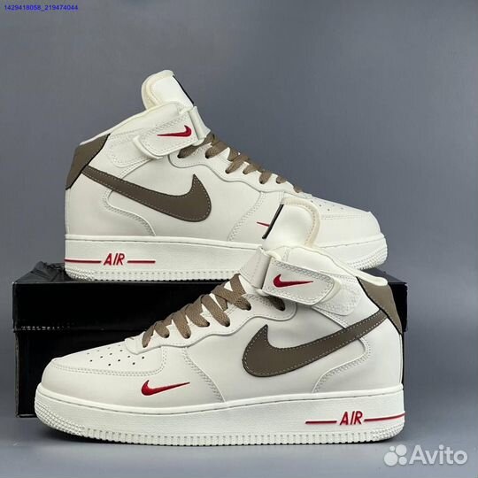 Кроссовки Nike Air Force 1 High (с мехом) (Арт.50696)